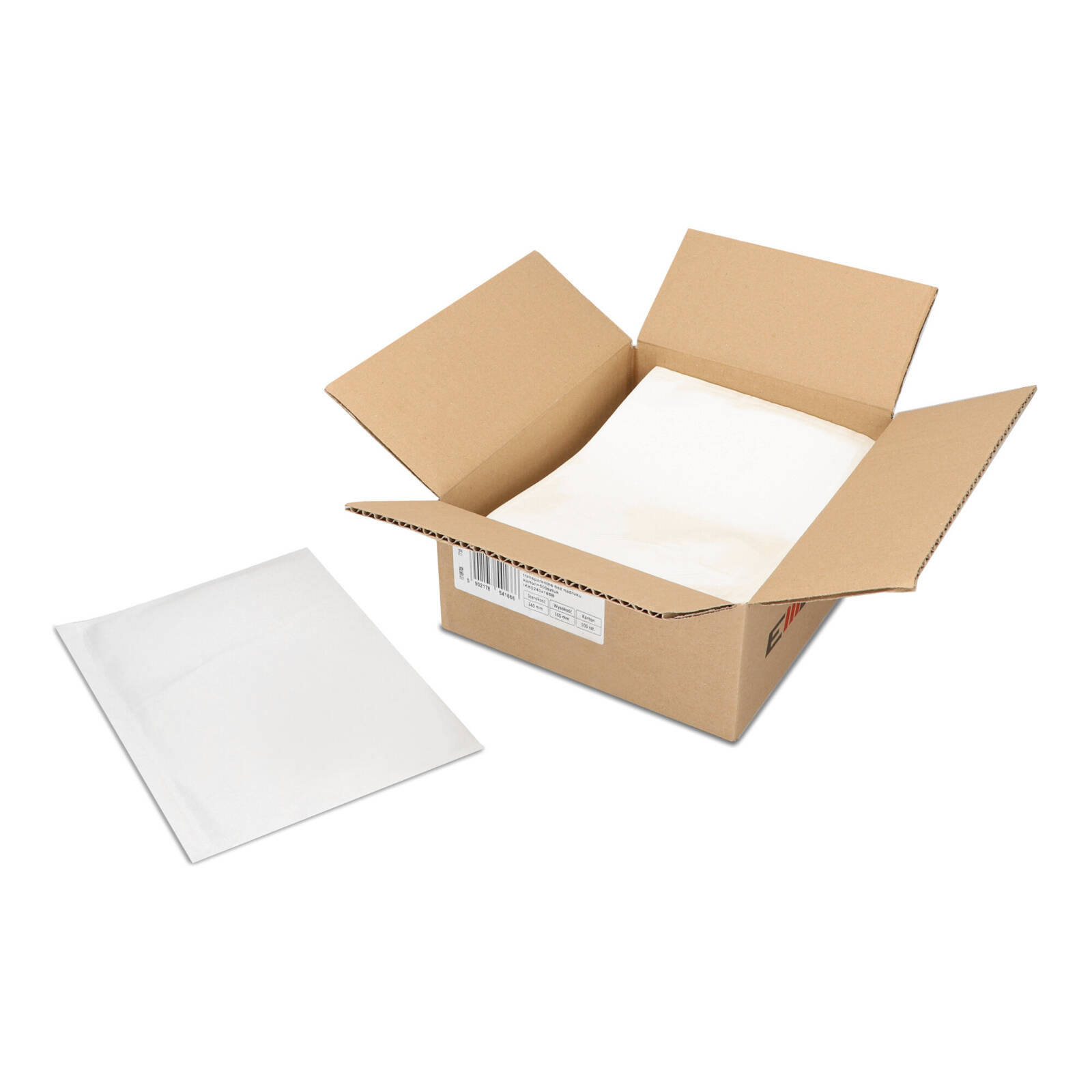 Koperta kurierska C5/500 transparentna bez nadruku